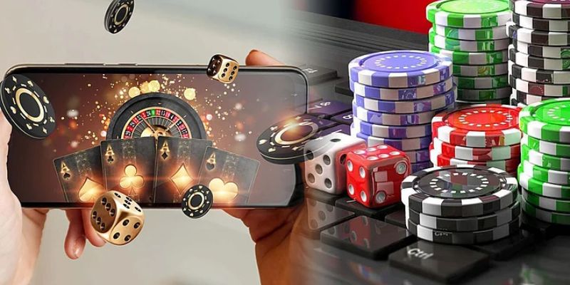 Dealer trực tiếp tại sảnh hướng dẫn người chơi